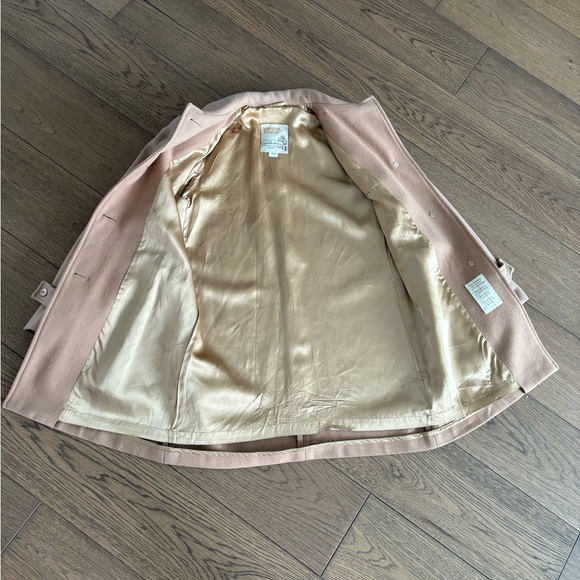 Vintage Wool tan coat - Picture 5 of 14